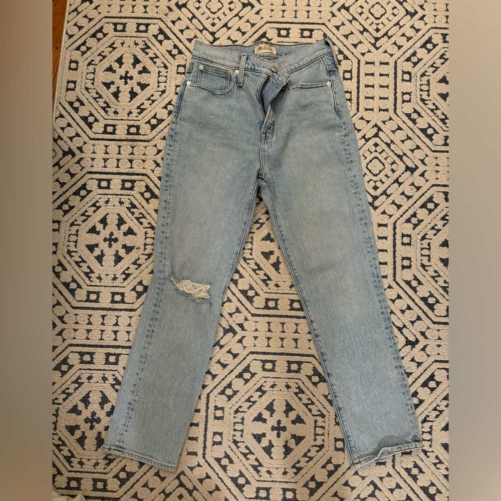 Madewell The Perfect Vintage Crop Jean in Sudbury Wash size 26